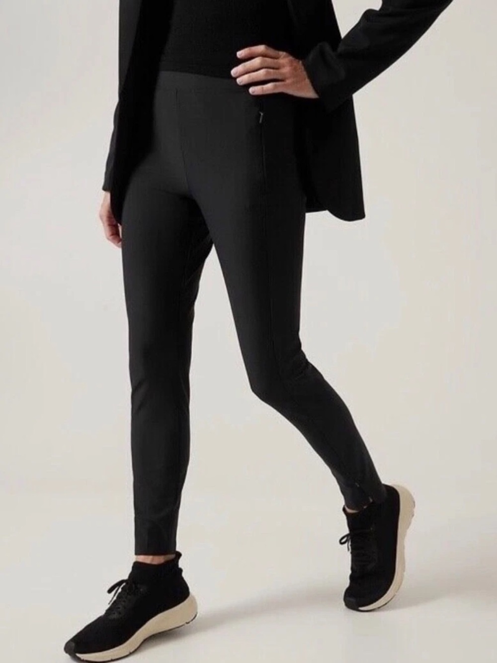 Athleta Stellar Tight Pants Black High Rise